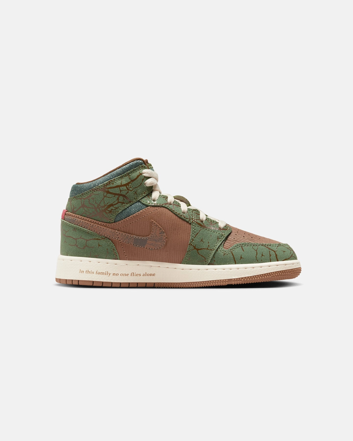 Jordan Kids' Air Jordan 1 Mid (GS) "Sneaker School"  Archaeo Brown Daily Comfort