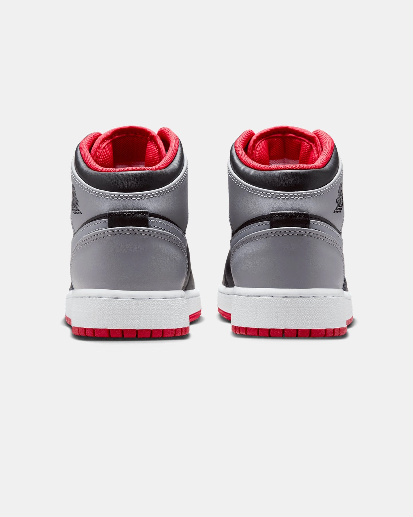 Jordan Kids' Air Jordan 1 Mid (GS) Black/Cement Grey Street Inspired