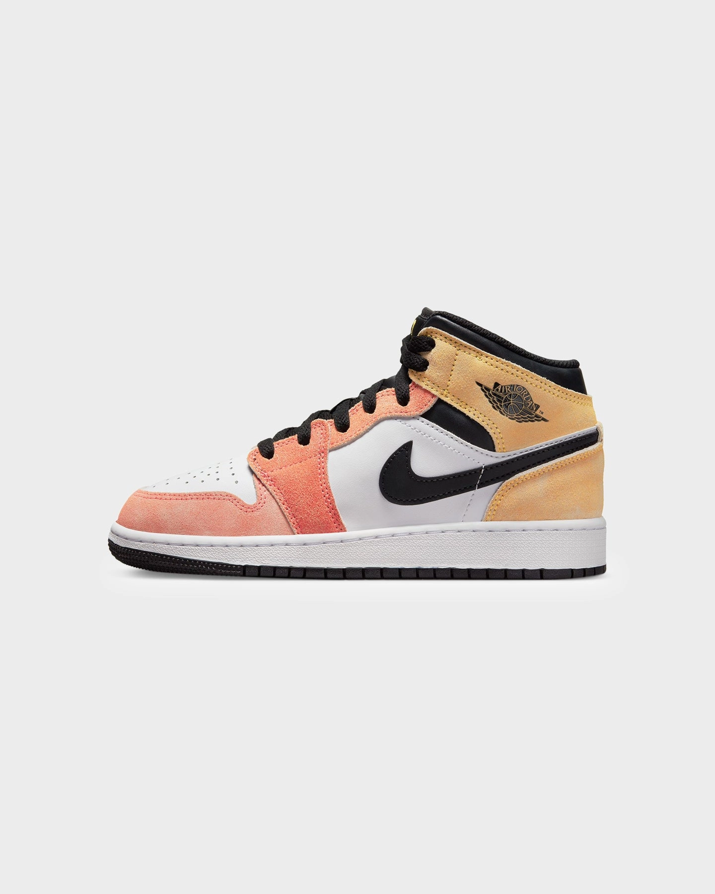 Jordan Kids' Air Jordan 1 Mid SE (GS) "Flight Club" Magic Ember Non Slip Heel Youth Style
