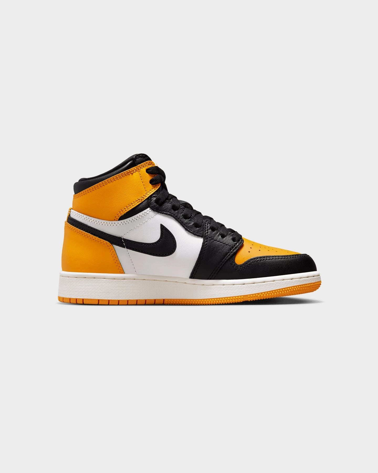 Jordan Kids' Air Jordan 1 Retro Hi OG (GS) "Yellow Toe" Taxi/Black-Sail Neutral Stability Control Sneaker Auctions