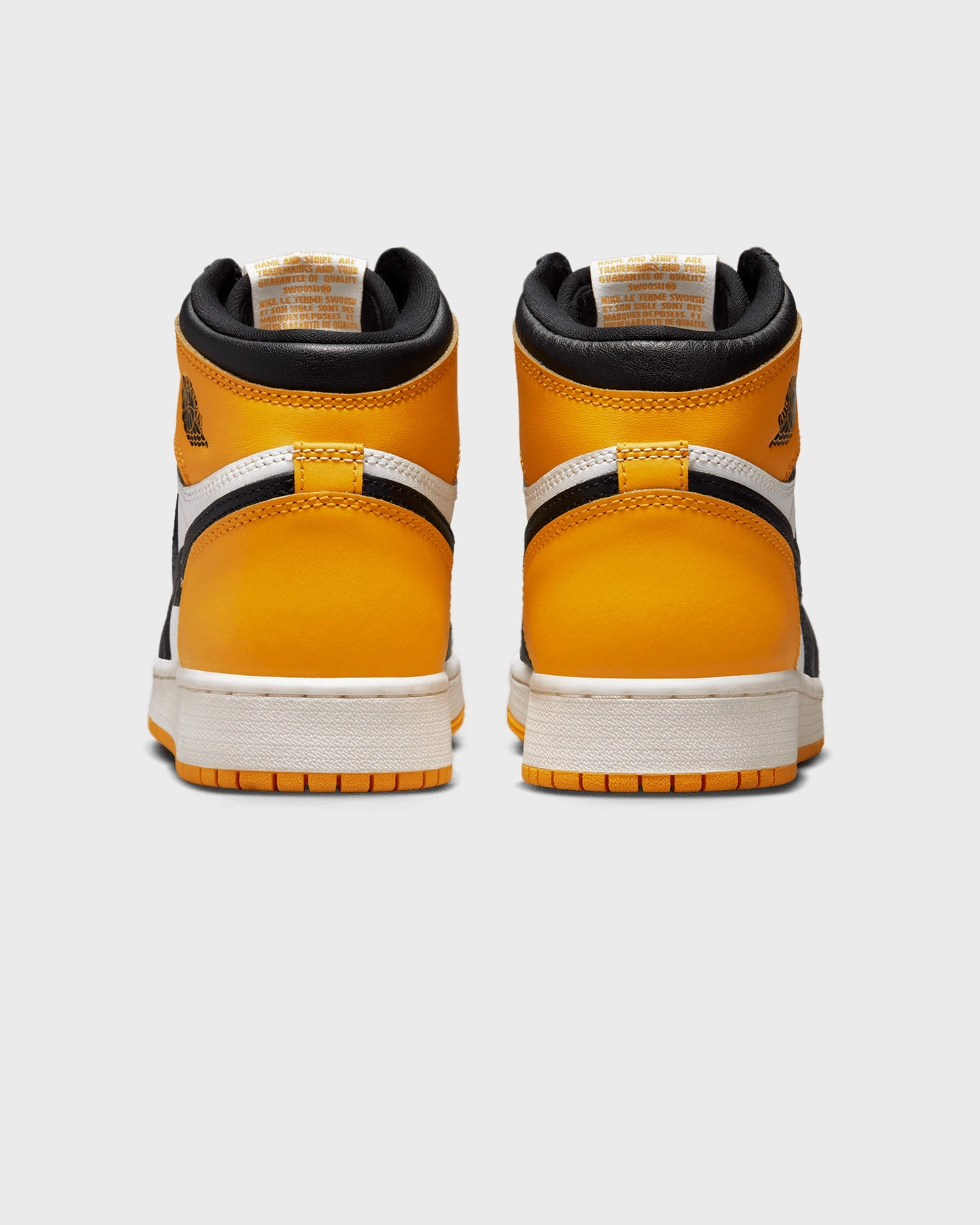 Jordan Kids' Air Jordan 1 Retro Hi OG (GS) "Yellow Toe" Taxi/Black-Sail Multi-functional breathability
