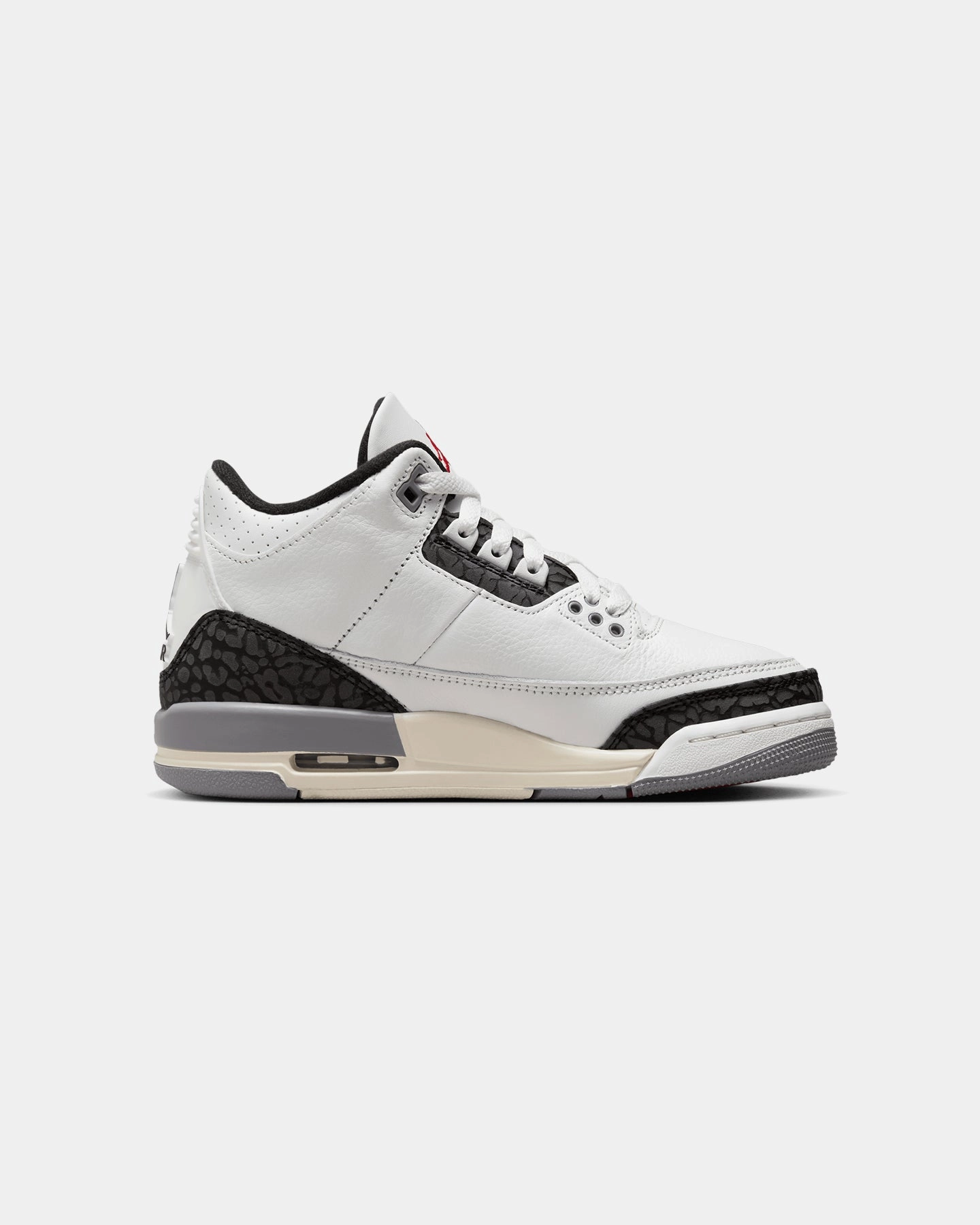 Eco Friendly Insoles Jordan Kids' Air Jordan 3 Retro (GS) "Cement Grey" Summit White/Fire Red Cement