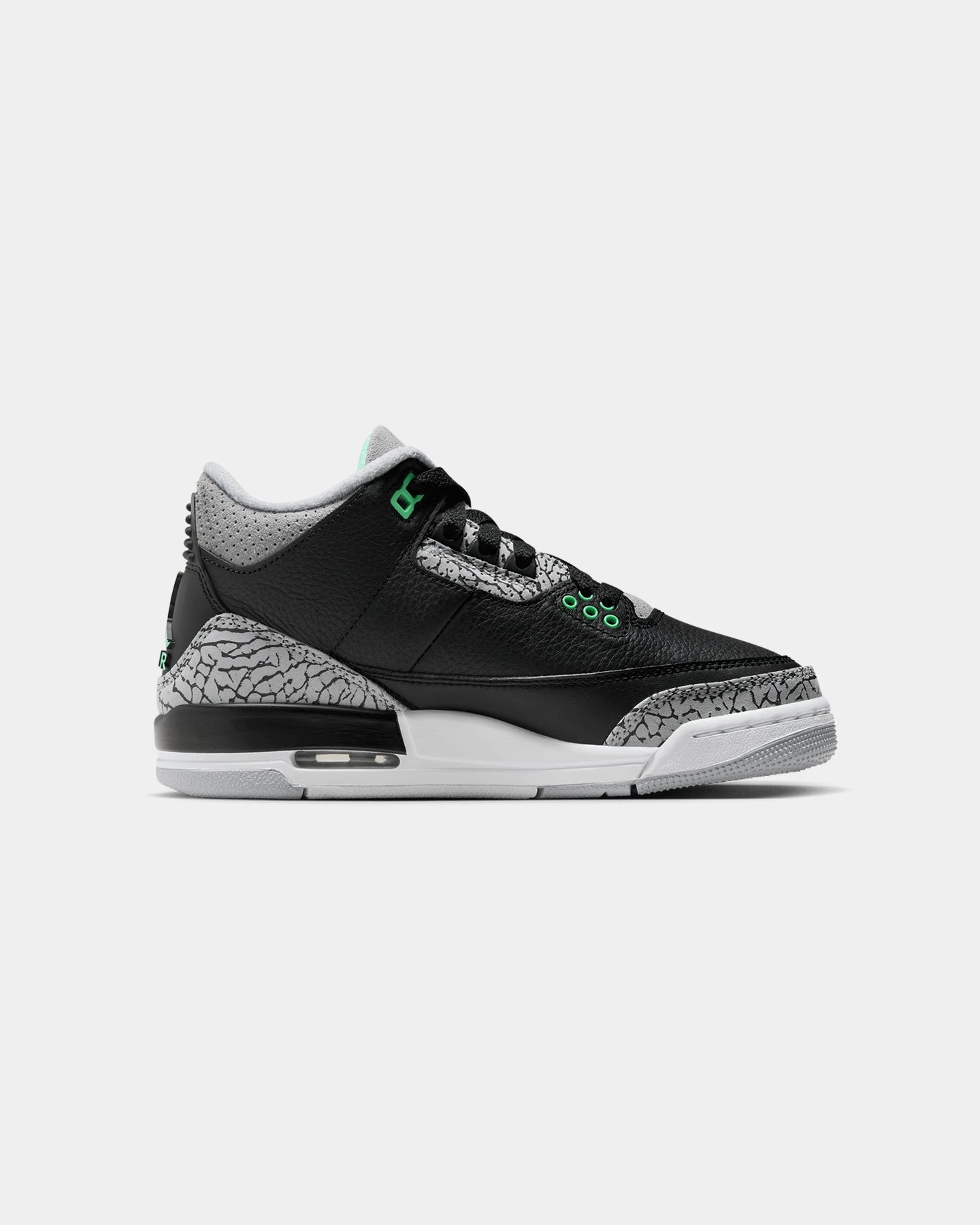 Innovation Jordan Kids' Air Jordan 3 Retro (GS) Black/Green Glow