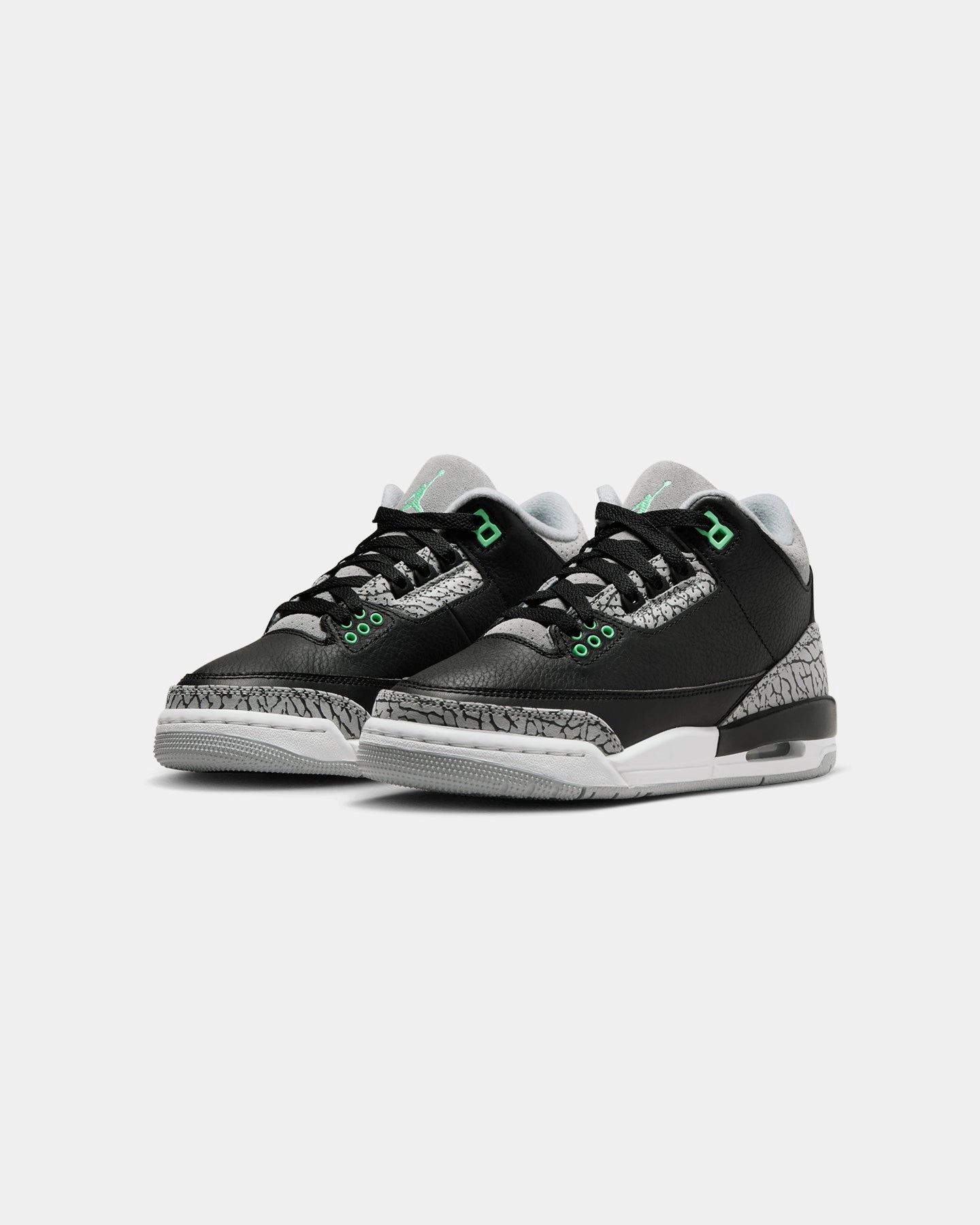 SculptedDesign Sport Mode Jordan Kids' Air Jordan 3 Retro (GS) Black/Green Glow