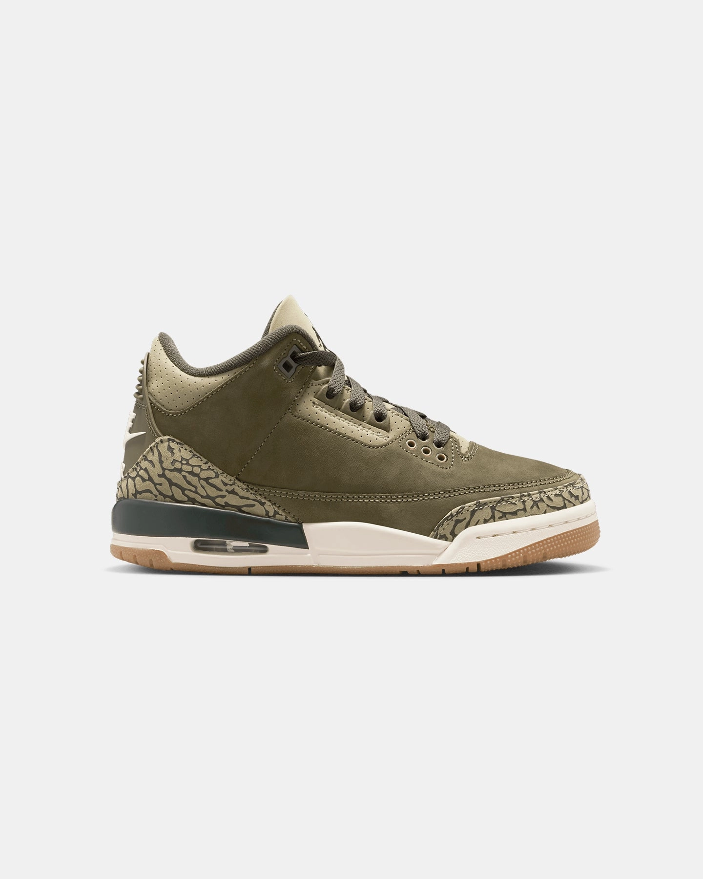 QuickDry Jordan Kids' Air Jordan 3 Retro (GS) Medium Olive
