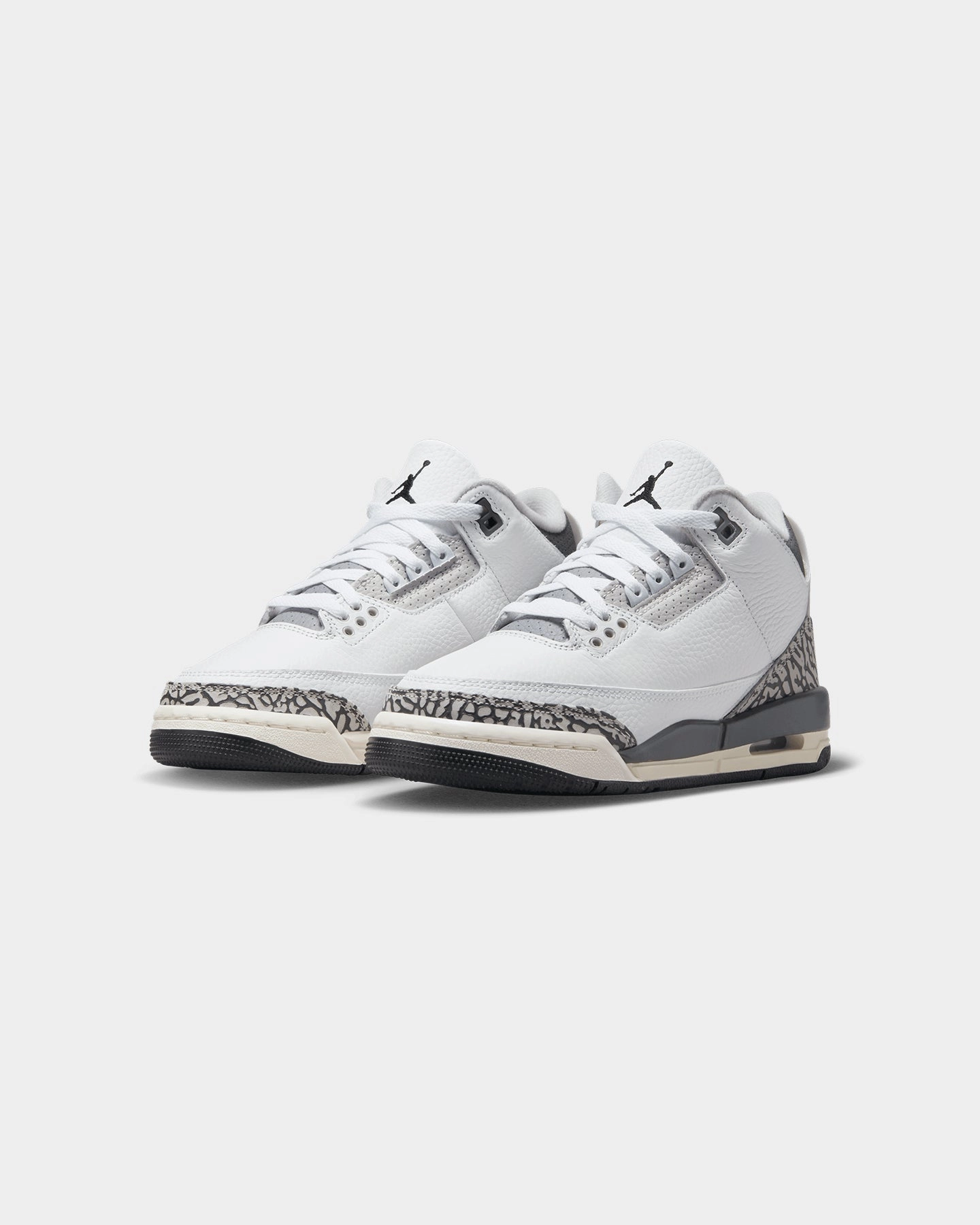 Torsional Rigidity System comfortable top Jordan Kids' Air Jordan 3 Retro (GS) White/Black