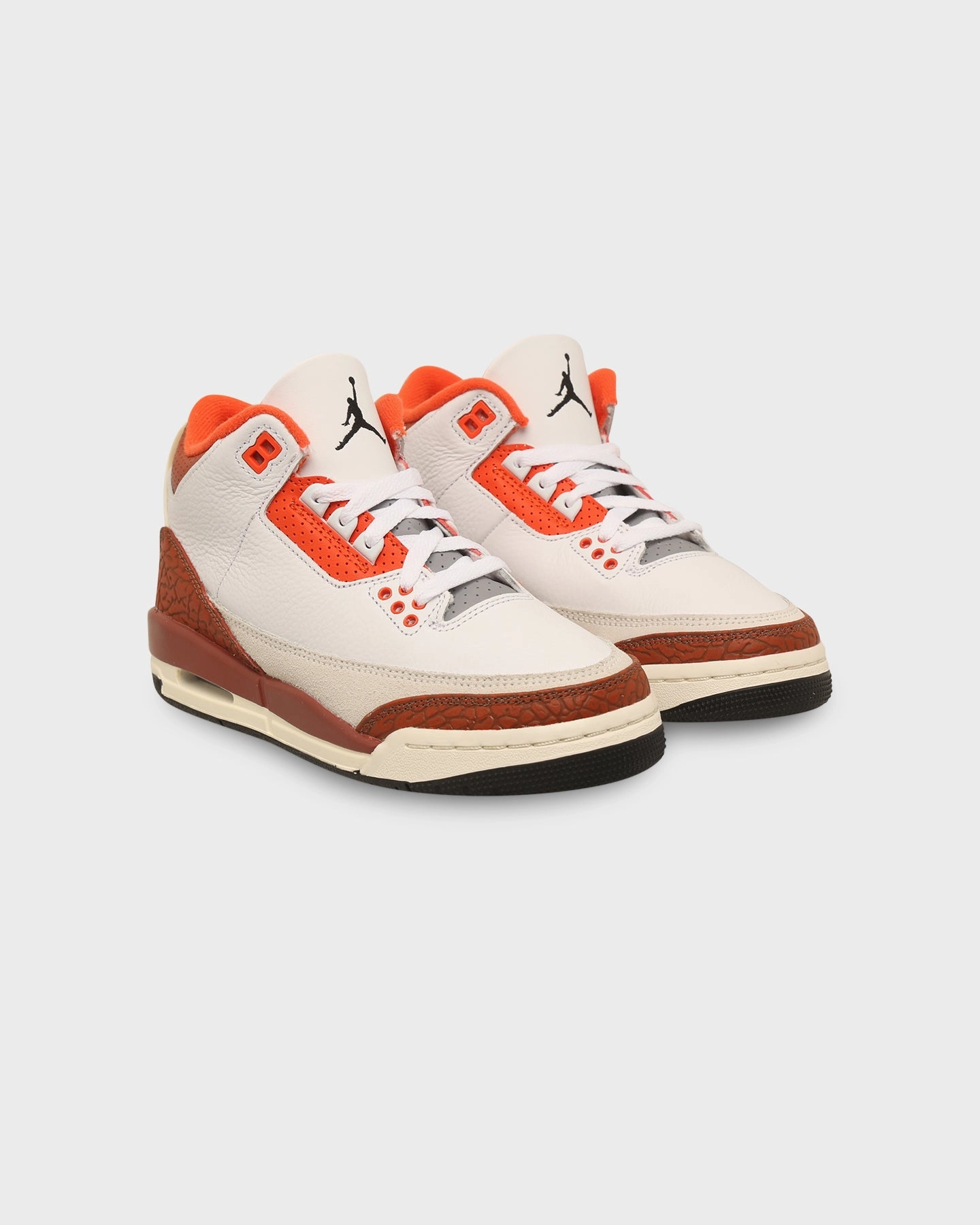 Jordan Kids' Air Jordan 3 Retro SE (GS) "Mars Stone" White/Black-Mars-Stone Dual Tone High Cushioning