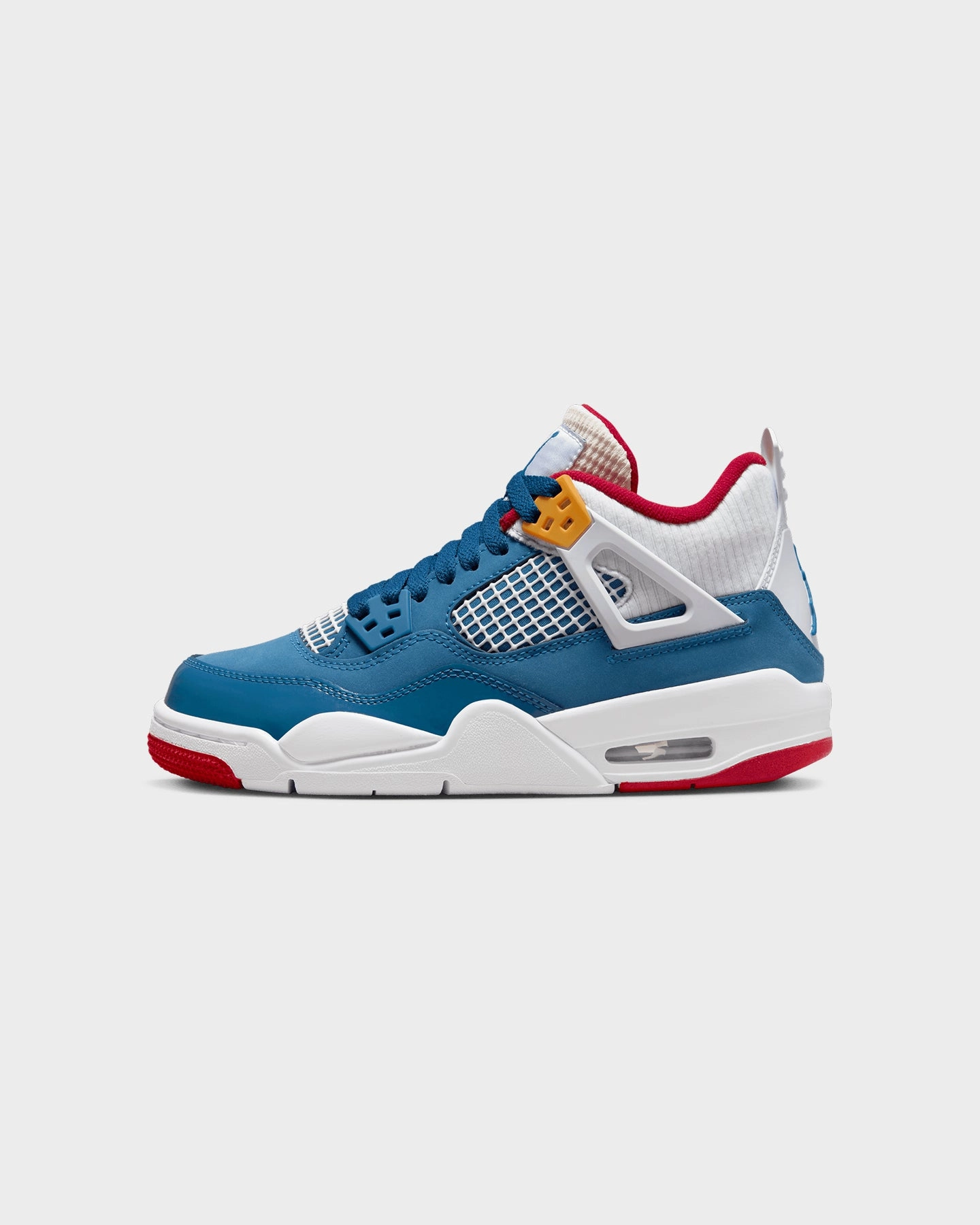 Active Mode Jordan Kids' Air Jordan 4 Retro (GS) "Messy Room" French Blue/White