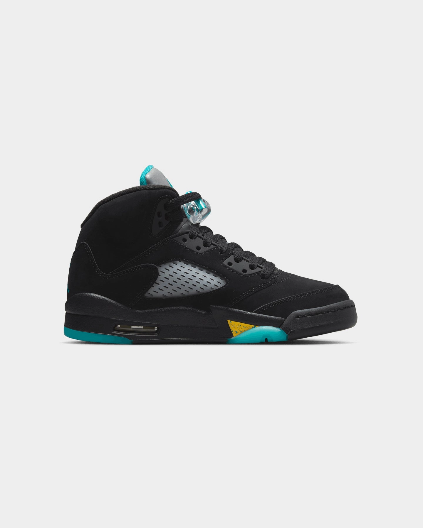 Jordan Kids' Jordan 5 Retro (GS) Black/Aquatone Compression Resistant Midsole