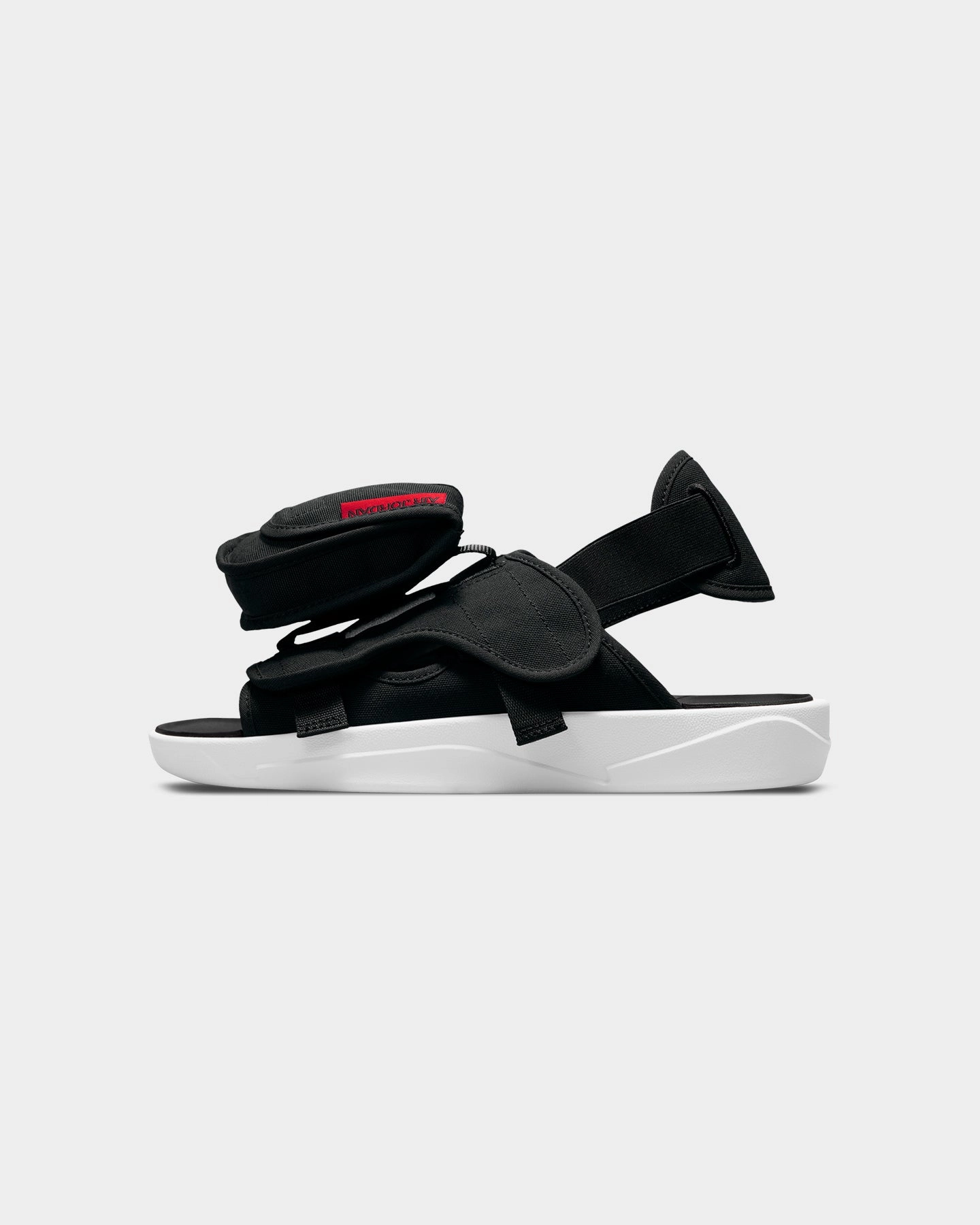 anti - odor - level Layered sole Jordan LS Slides Black/University Red