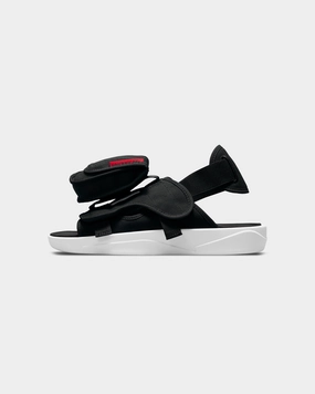 anti - odor - level Layered sole Jordan LS Slides Black/University Red