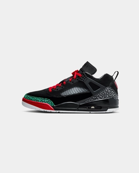 Jordan Spizike Low "Black/Red" Black/Varsity Red Run Glow Soft Leather
