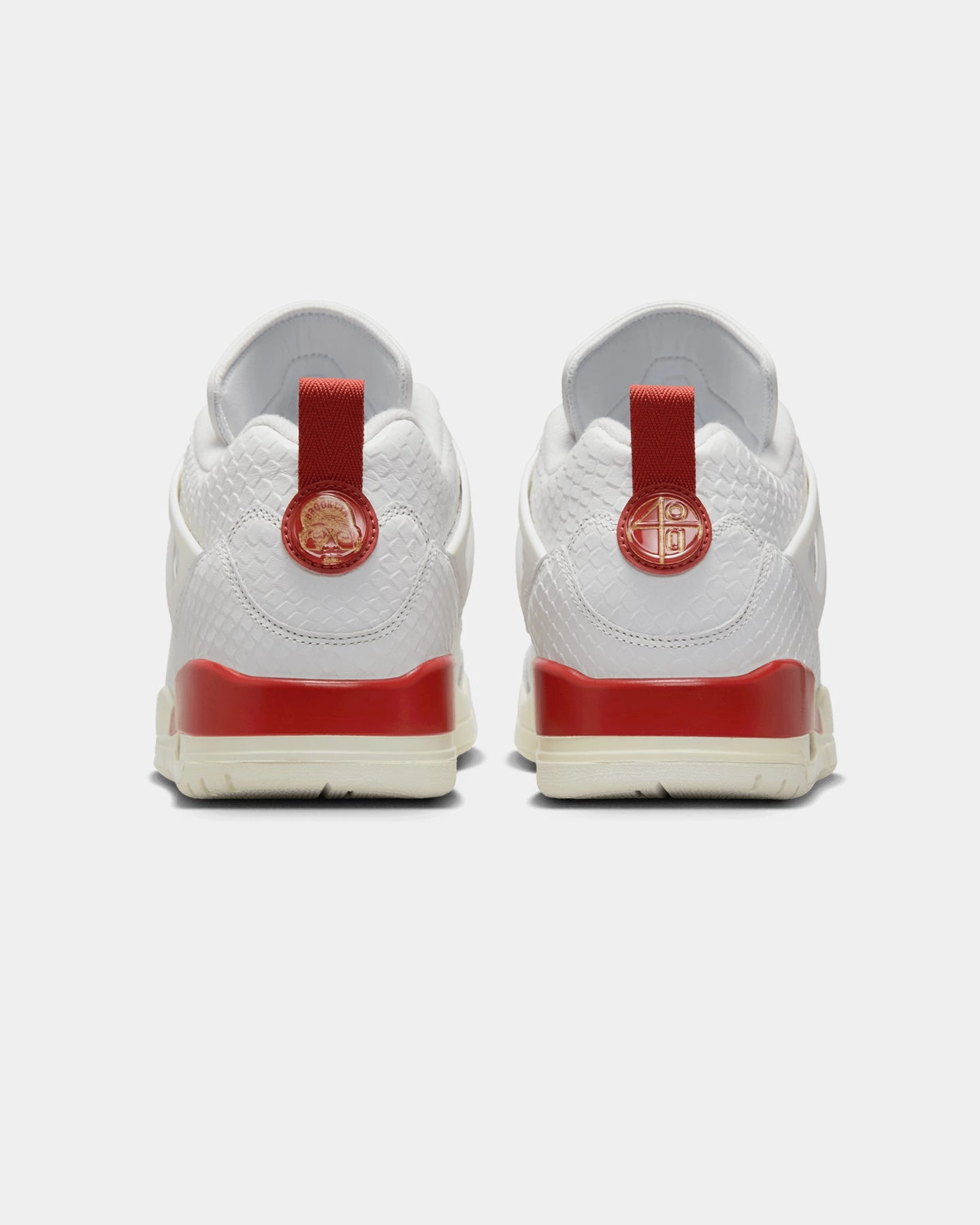 Jordan Spizike Low "El Vuelo" Summit White/Metallic Gold-Dragon Red Outdoor Go