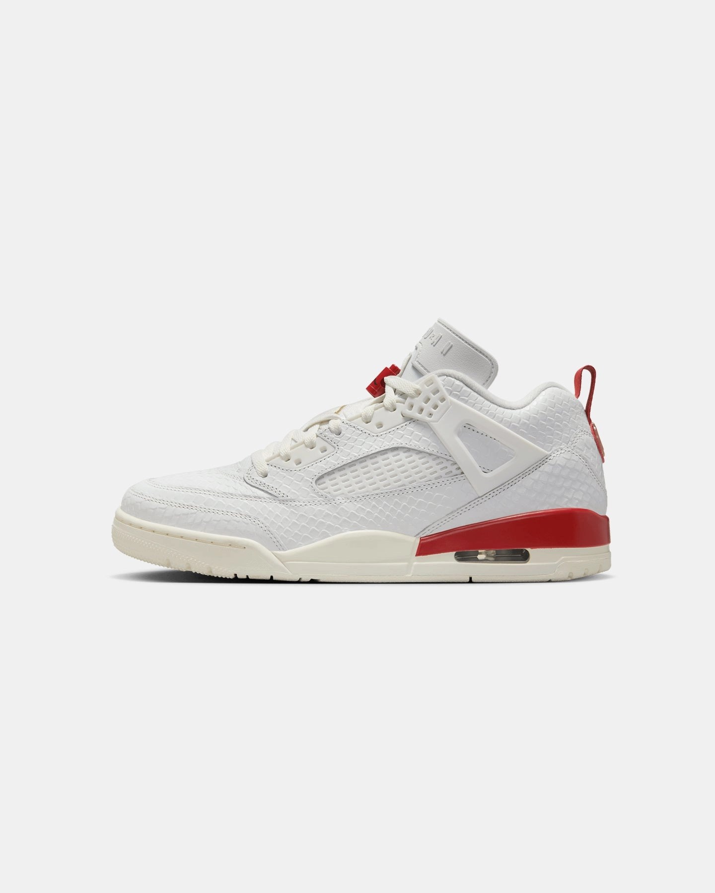Teen Trend Jordan Spizike Low "El Vuelo" Summit White/Metallic Gold-Dragon Red