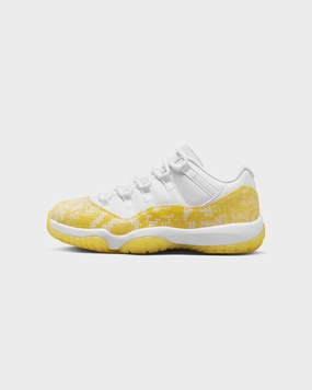 Jordan Women's Air Jordan 11 Retro Low White/Tour Yellow All-day Performance wide - fit