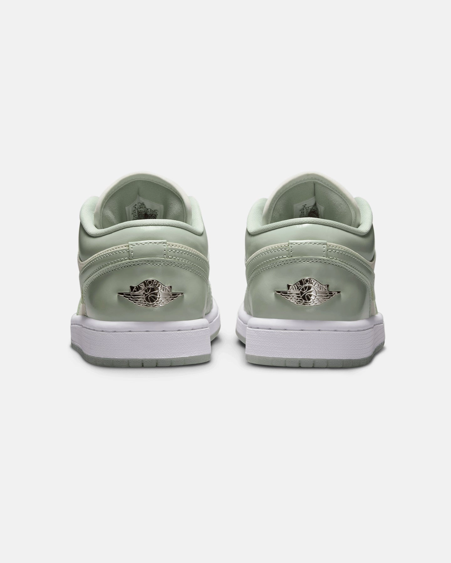buckle - up style high - top Jordan Women's Air Jordan 1 Low SE Sail/Seafoam Metallic Silver