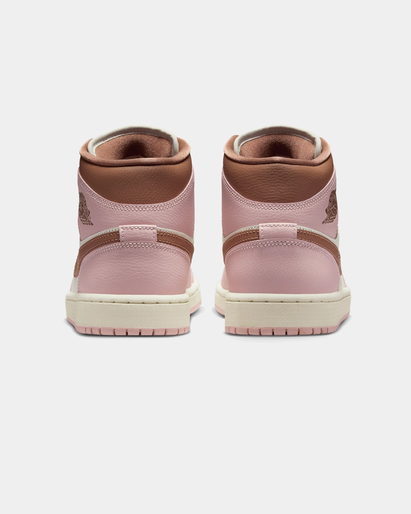 Jordan Women's Air Jordan 1 Mid "Neapolitan" Pink Oxford/Archaeo Brown Cushioned lining