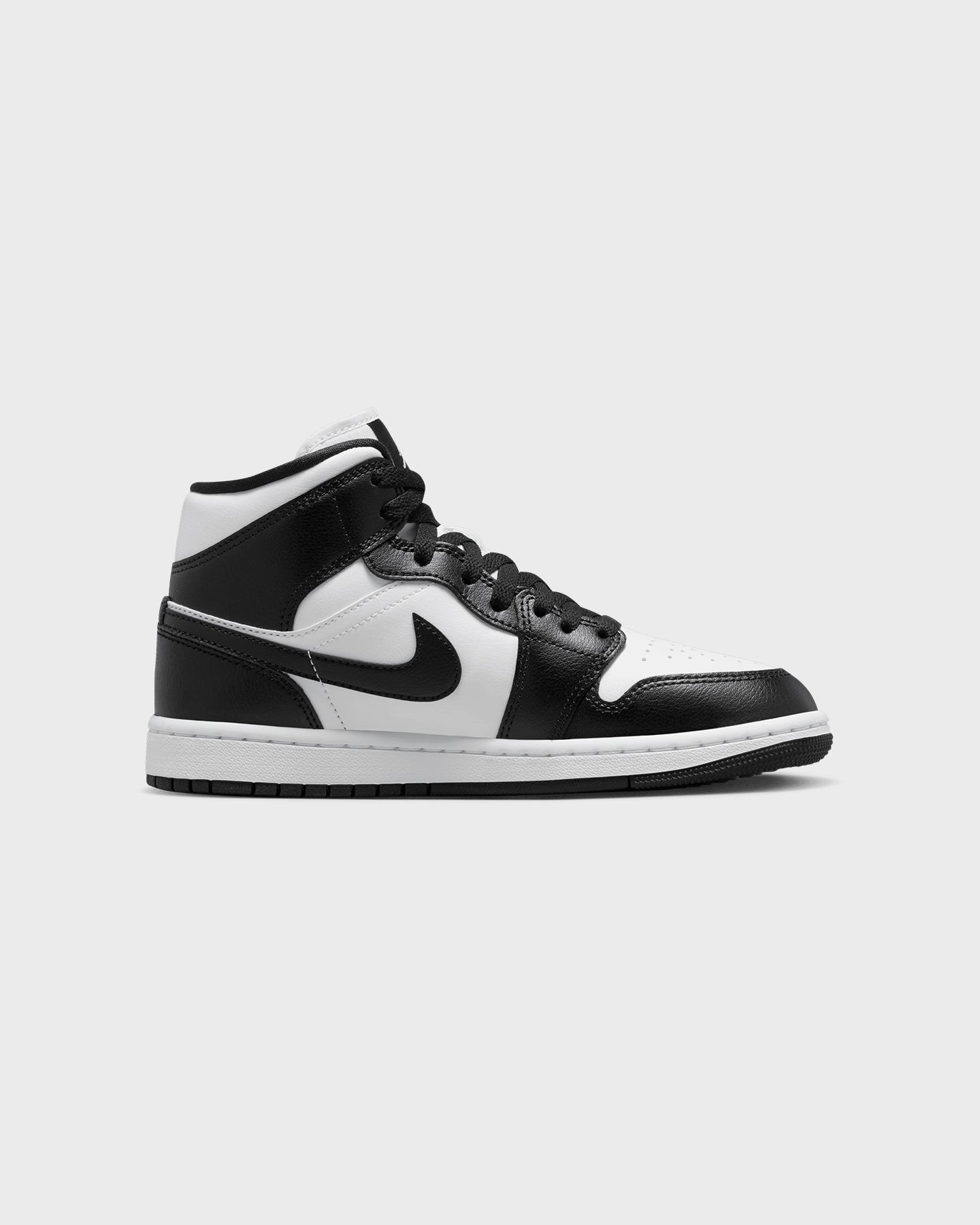 Fashion-forward style Jordan Women's Air Jordan 1 Mid "Panda" White/Black-White