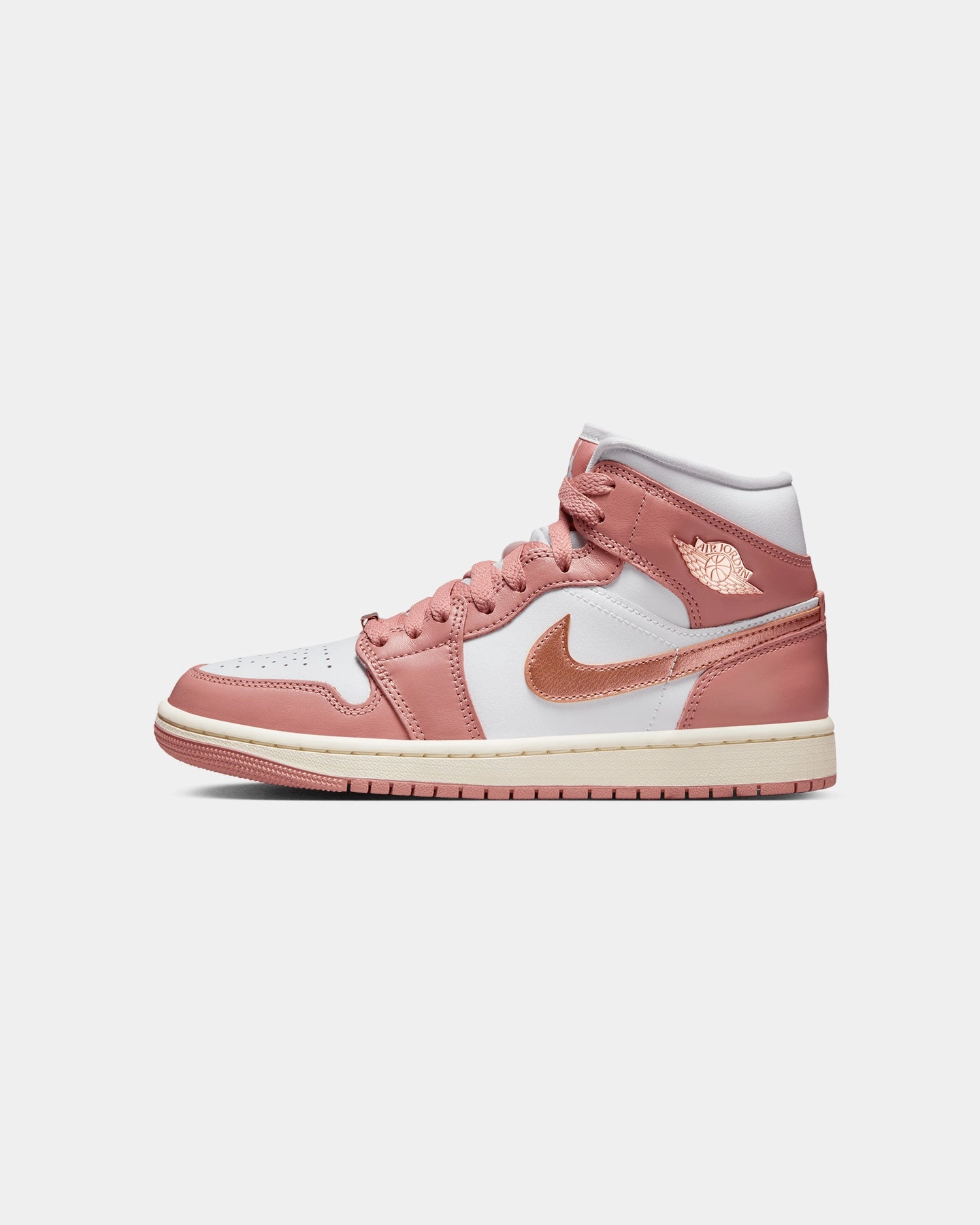 Cushioned Comfort Jordan Women's Air Jordan 1 Mid SE Red Stardust/Metallic Copper