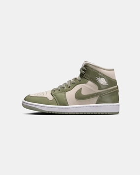 Jordan Women's Air Jordan 1 Mid SE Sea Glass Retro-inspired cushioning Grounded Traction Pattern