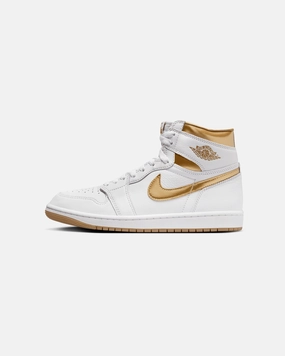 Jordan Women's Air Jordan 1 Retro High OG White/Metallic students training - style