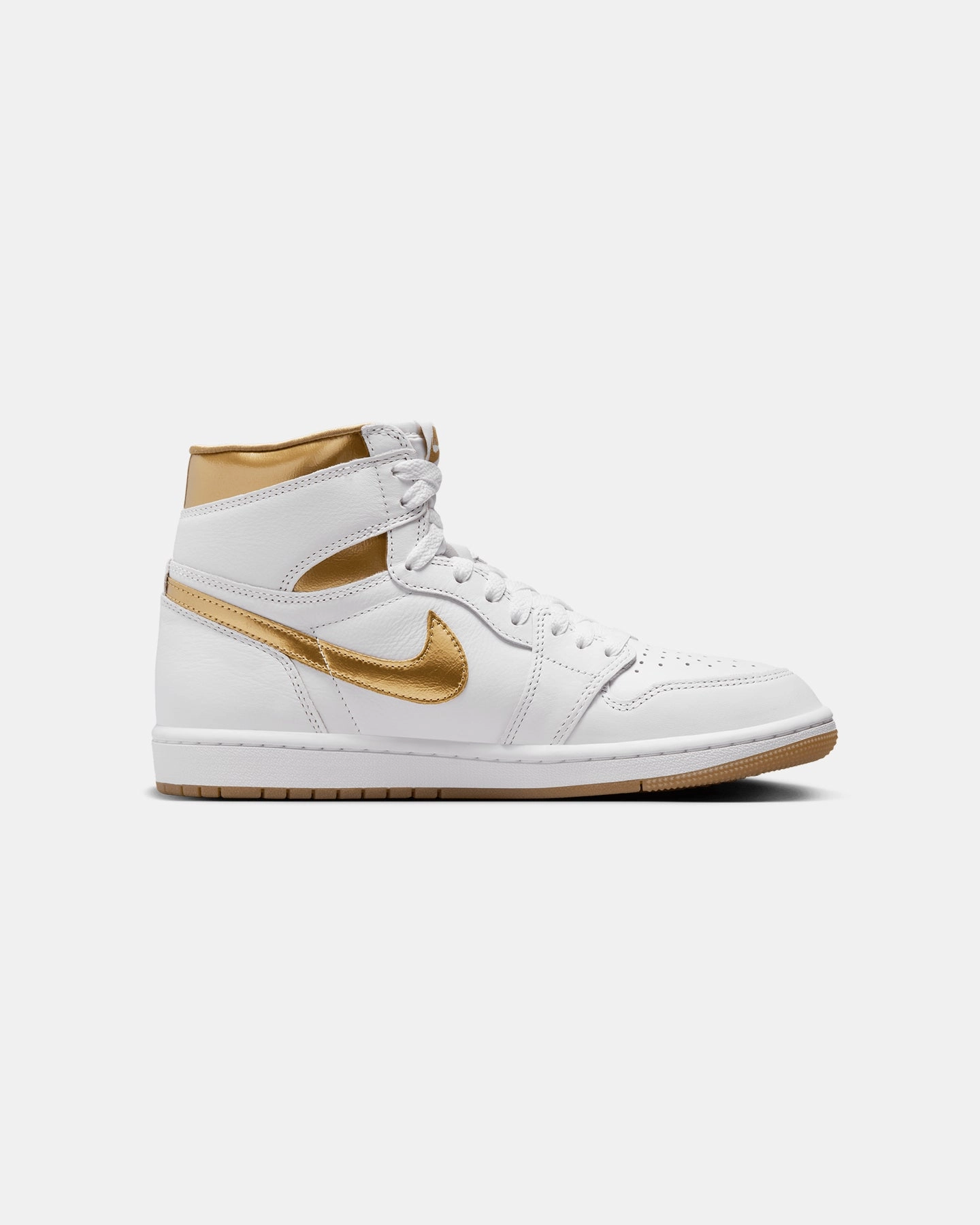 Jordan Women's Air Jordan 1 Retro High OG White/Metallic men's extra - extra - large