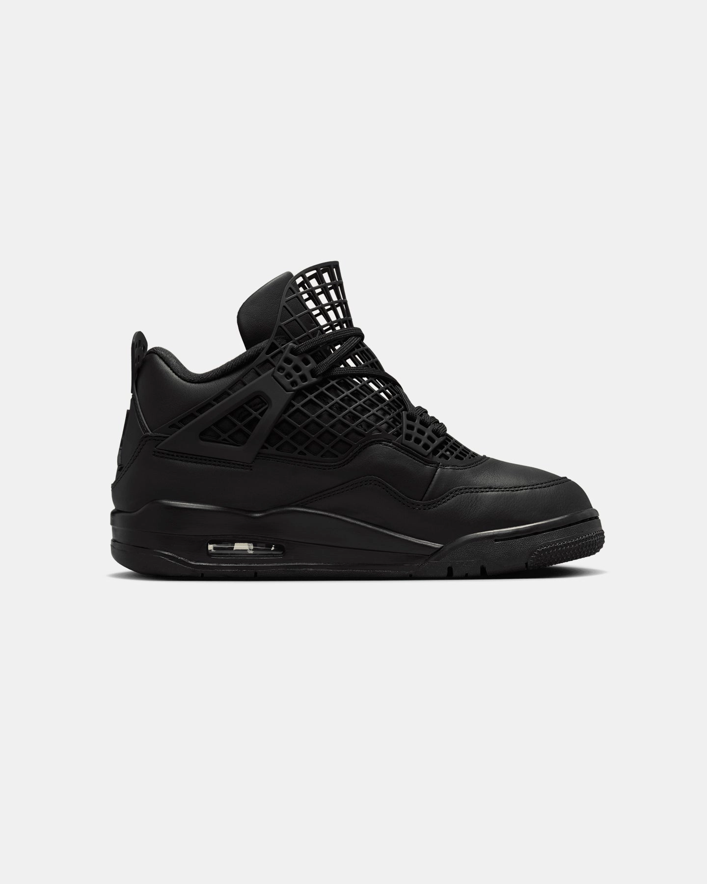 water - resistant Heat Resistant Outsole Jordan Women's Air Jordan 4 Net "Black" Black/Black