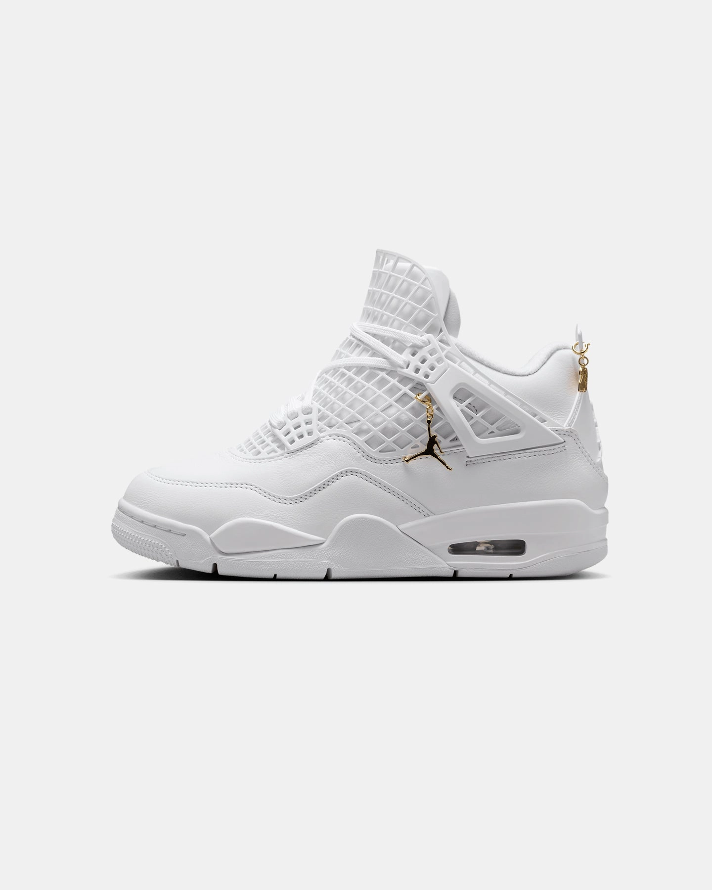 kids Slim performance Jordan Women's Air Jordan 4 Net "Triple White" White/Metallic