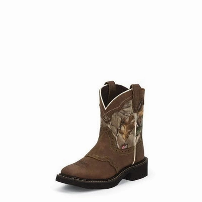 Long-Distance Walk KID'S JUSTIN BOOTS TRIBBEY CAMO 9603JR