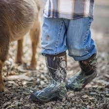 Flexible Frame Trail Exploration Protective Upper KIDS' MOSSY OAK BREAK-UP? ROVER II BOOT