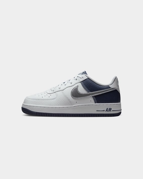 Stable Structure Nike Kids' Air Force 1 LV8 (GS) White/Metallic