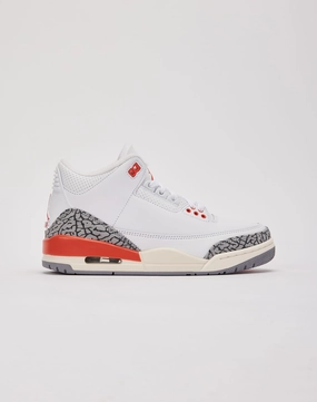 Jordan Air Jordan 3 Retro 'Georgia Peach' Tailored Design Curved Heel Counter
