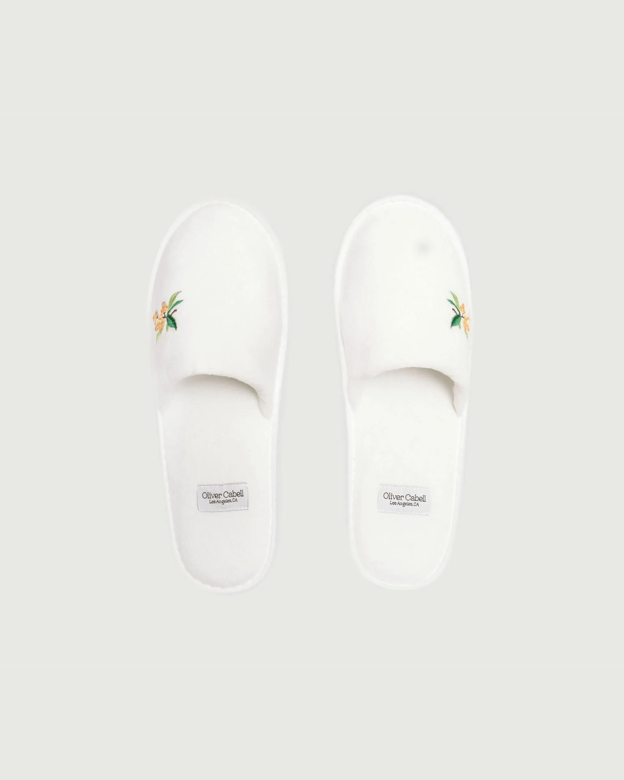 Cozy Step Footwear Performance LA Capsule Terry Cloth Slippers | Alpine White