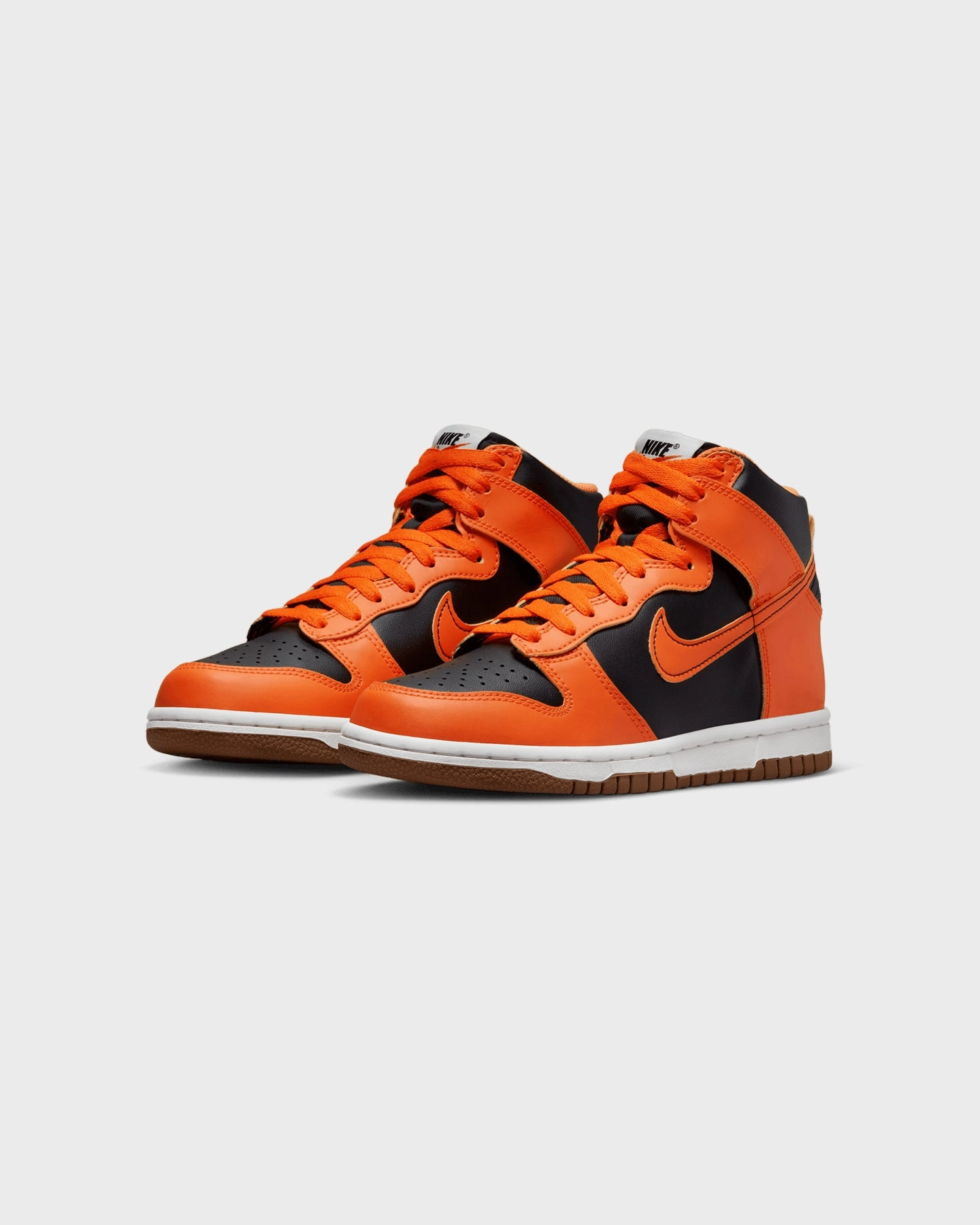 Adaptive Fit Design Nike Kids' Nike Dunk High "Black/Safety Orange" Black/Safety Orange