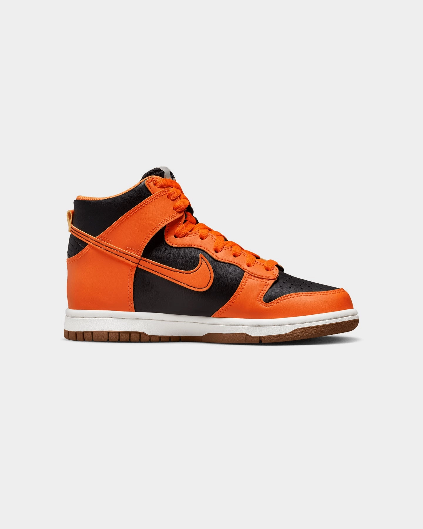 Outdoor Run Nike Kids' Nike Dunk High "Black/Safety Orange" Black/Safety Orange