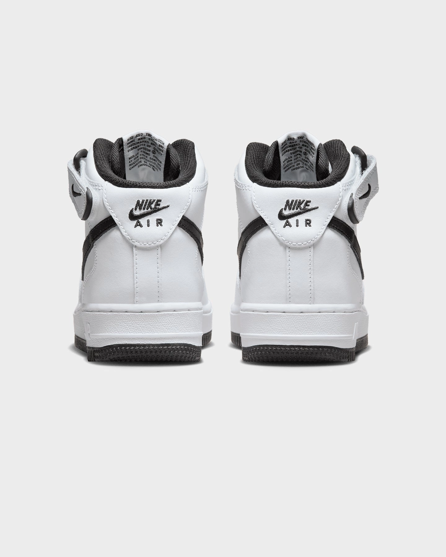 Nike Kids' Air Force 1 Mid LE White/Black Step Soft