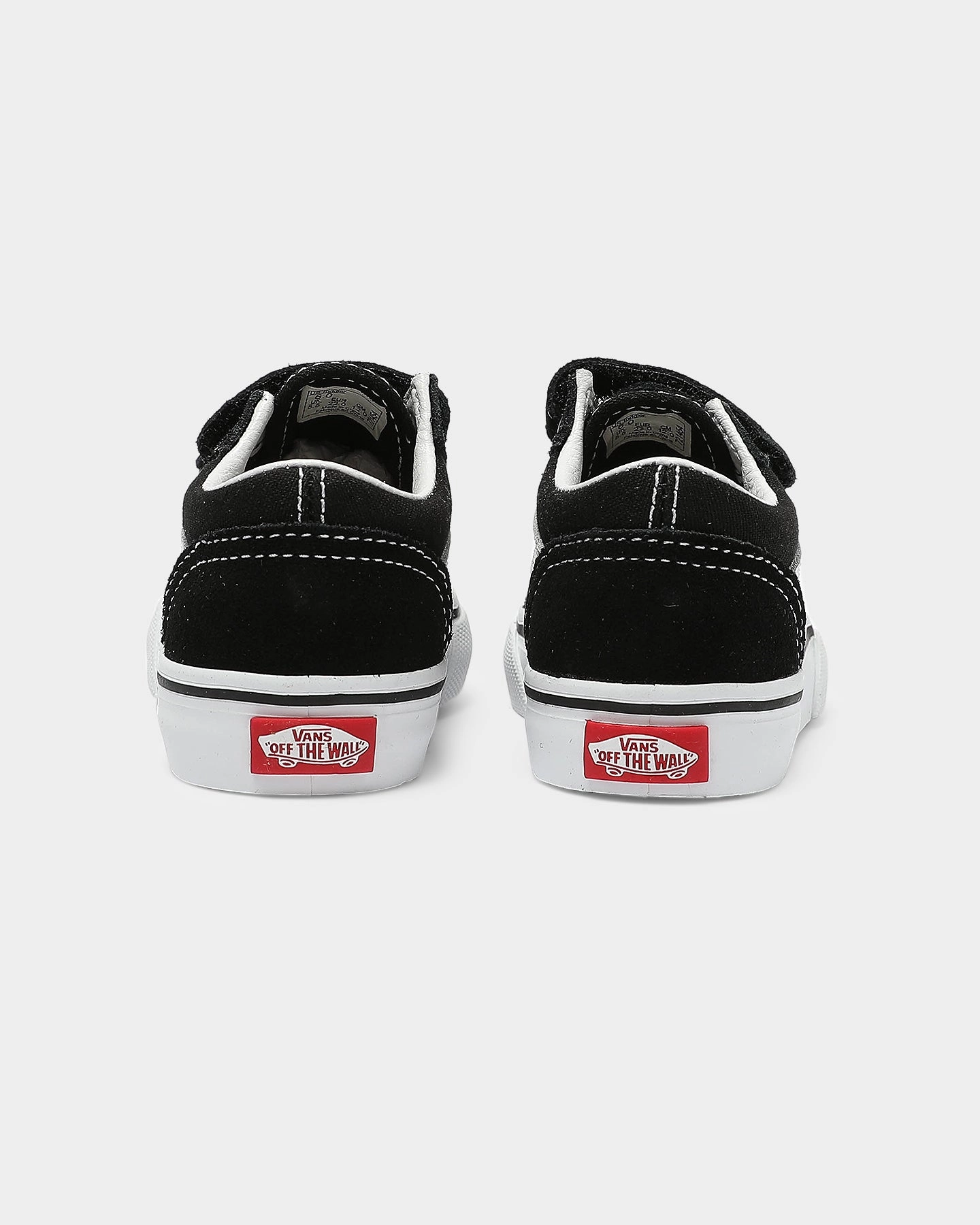 Vans Toddler Old Skool V Black/White MoistureWickingFabric