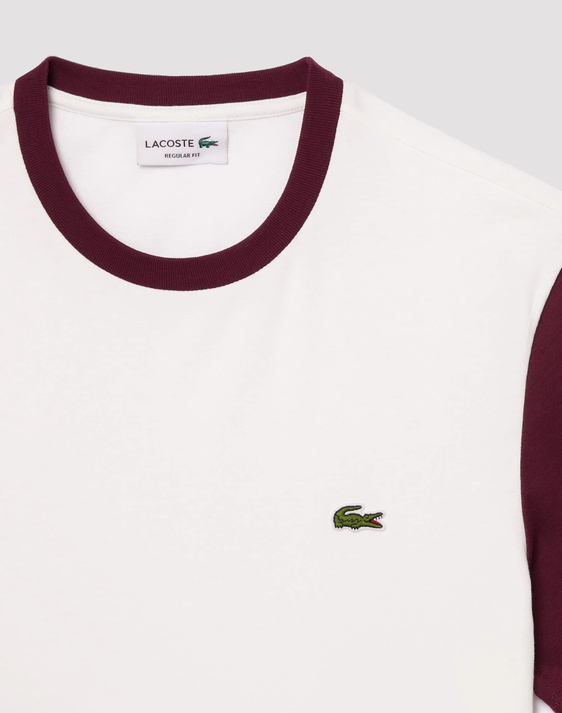 monogrammed Chic Comfort Lacoste Colorblock Tee