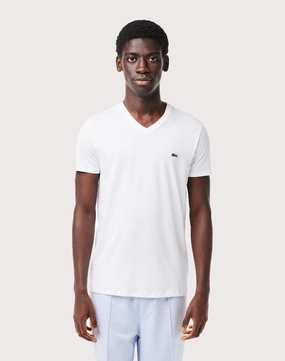Beneficial birthday Lacoste Jersey Print V-Neck Tee