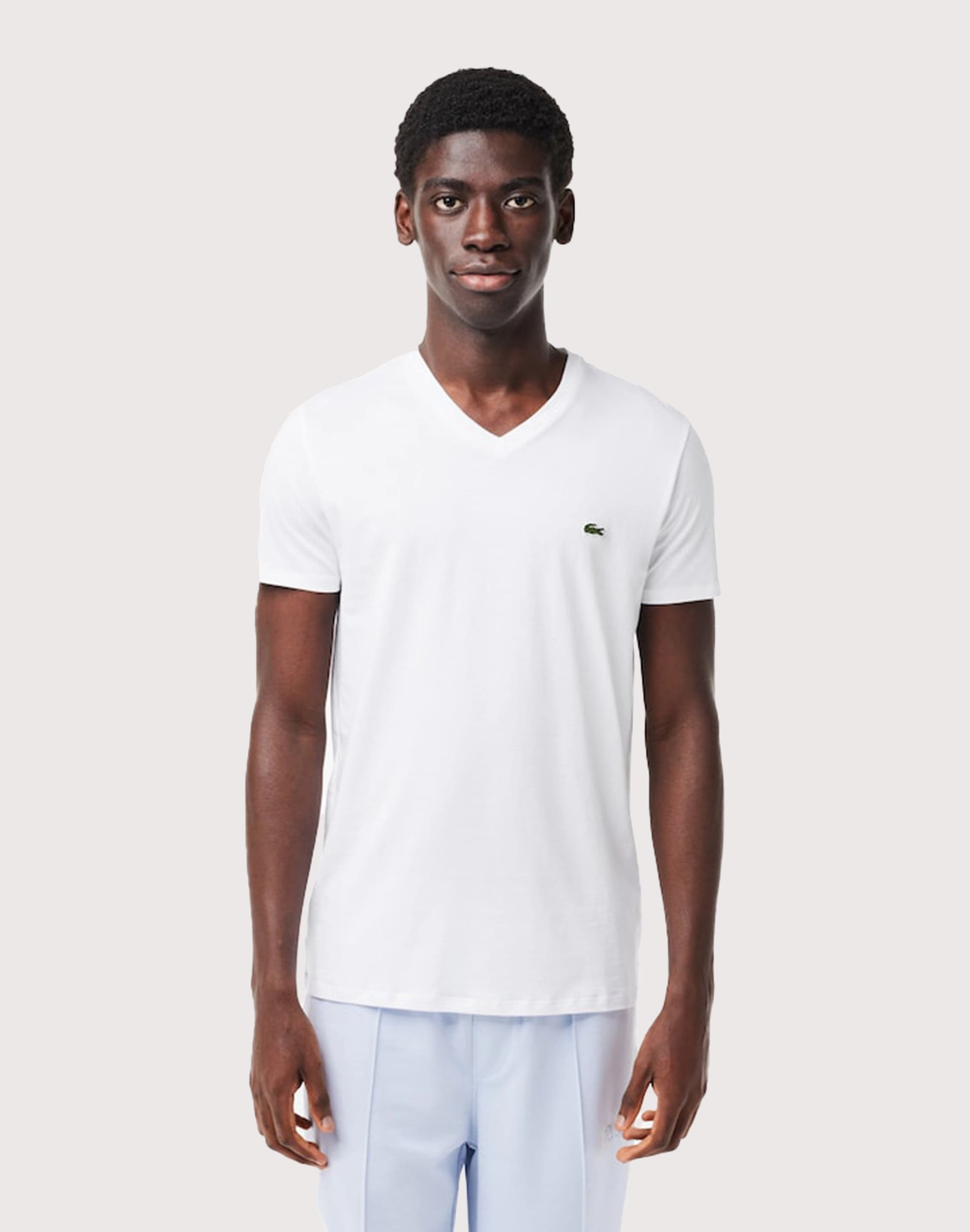 Beneficial birthday Lacoste Jersey Print V-Neck Tee