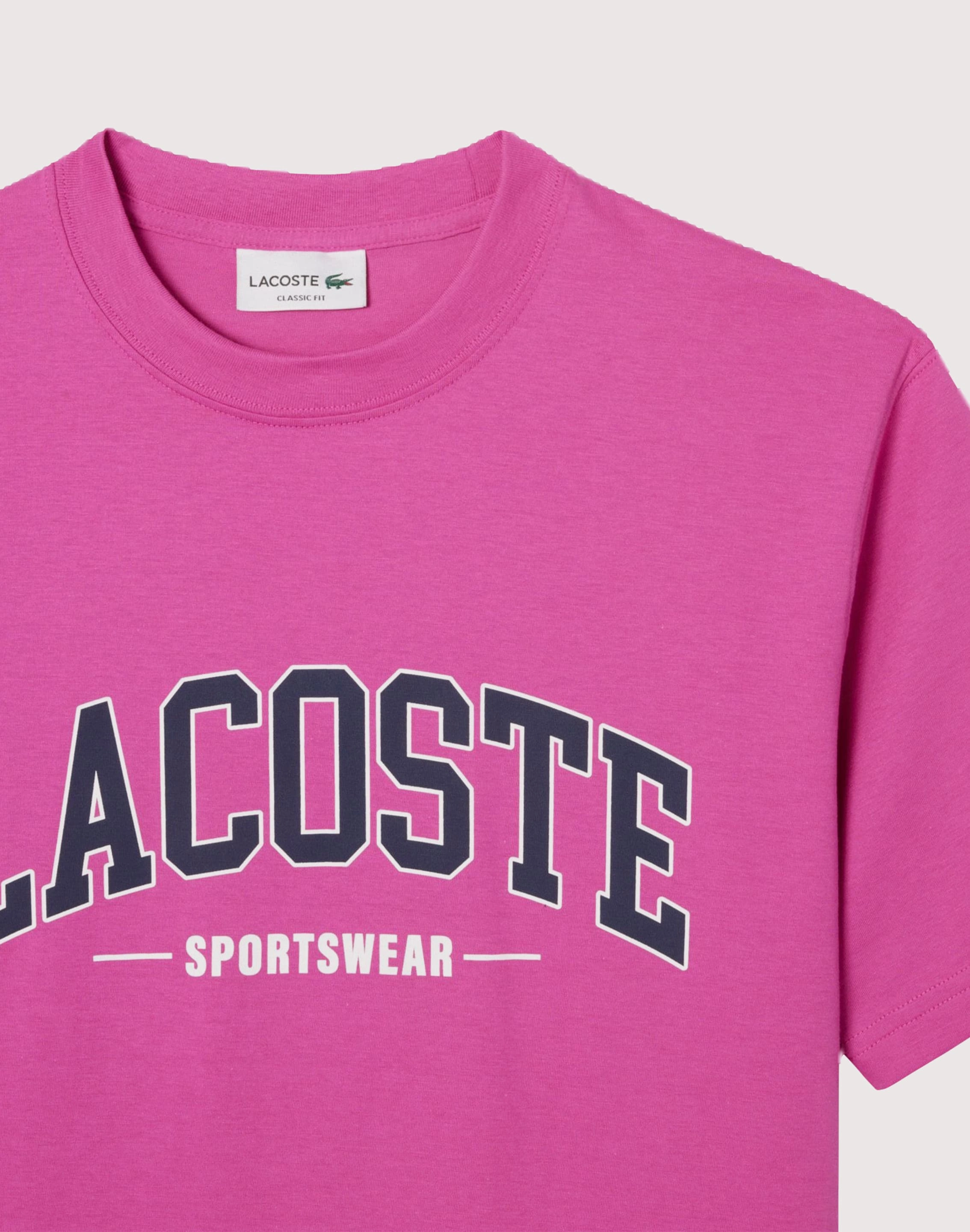 professional - style runner Lacoste SW Branding Pink Tee