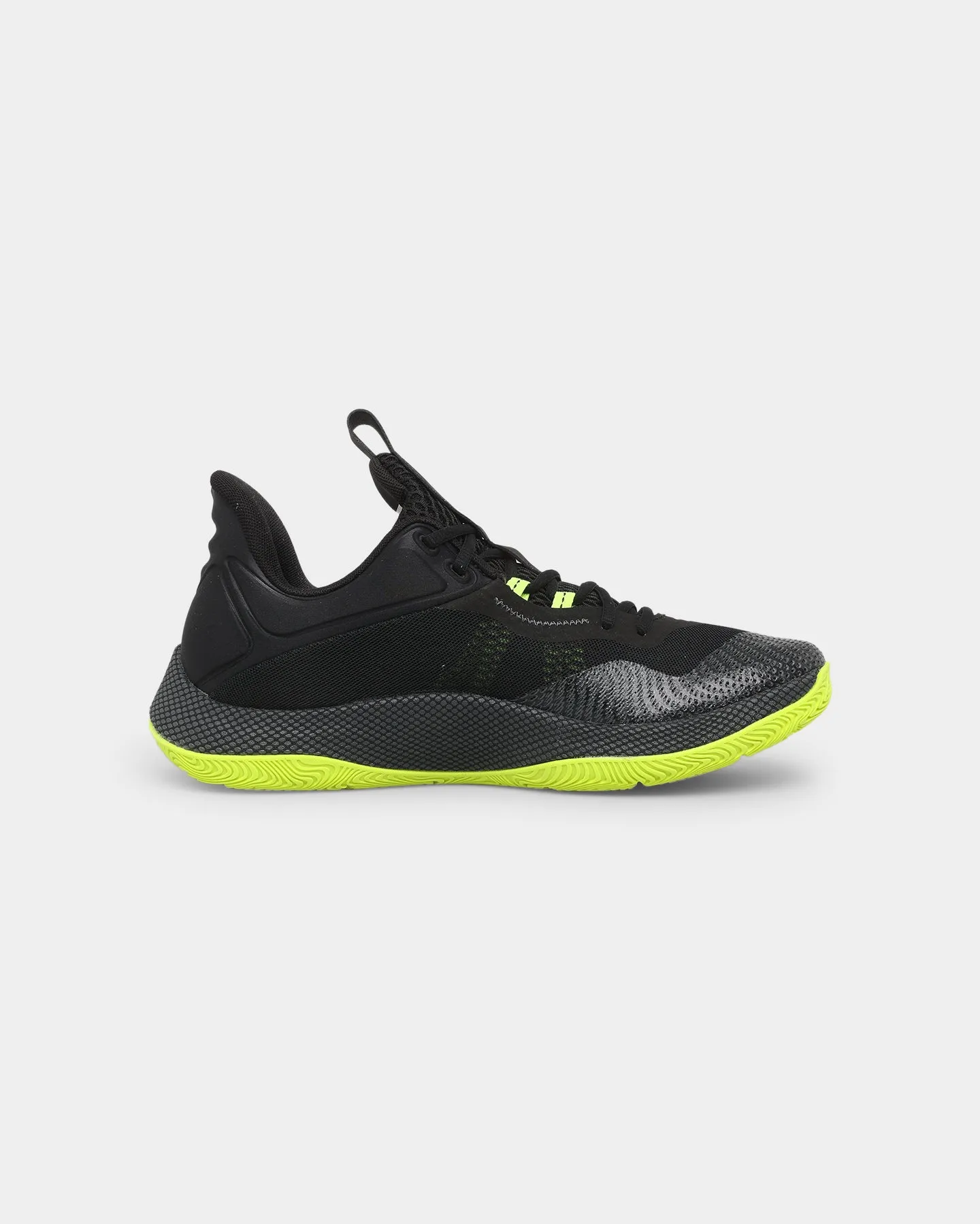 Under Armour Curry HOVR Splash 2 Basketball Shoes Black/Pitch Green decorative