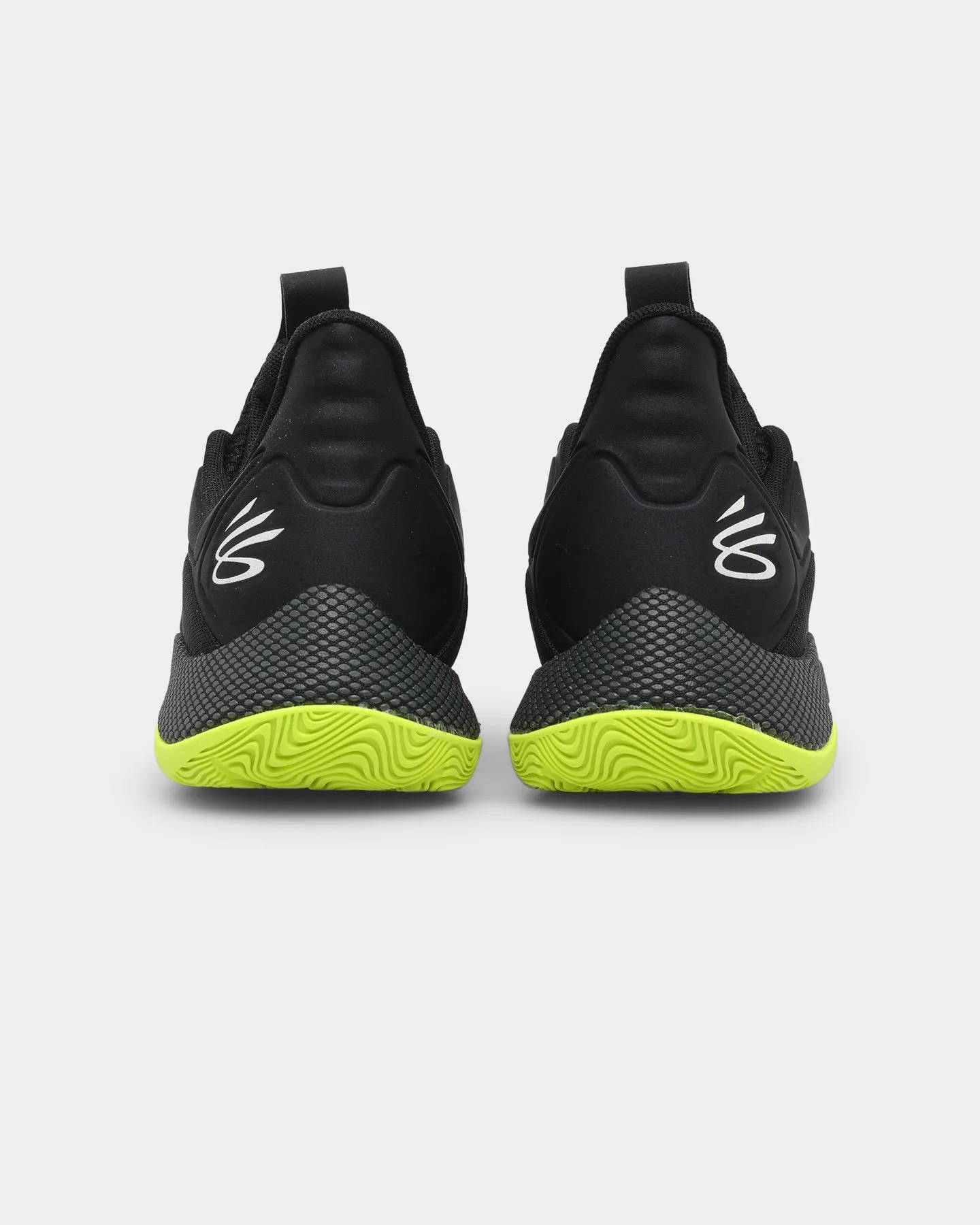 baseball players high - top Under Armour Curry HOVR Splash 2 Basketball Shoes Black/Pitch Green