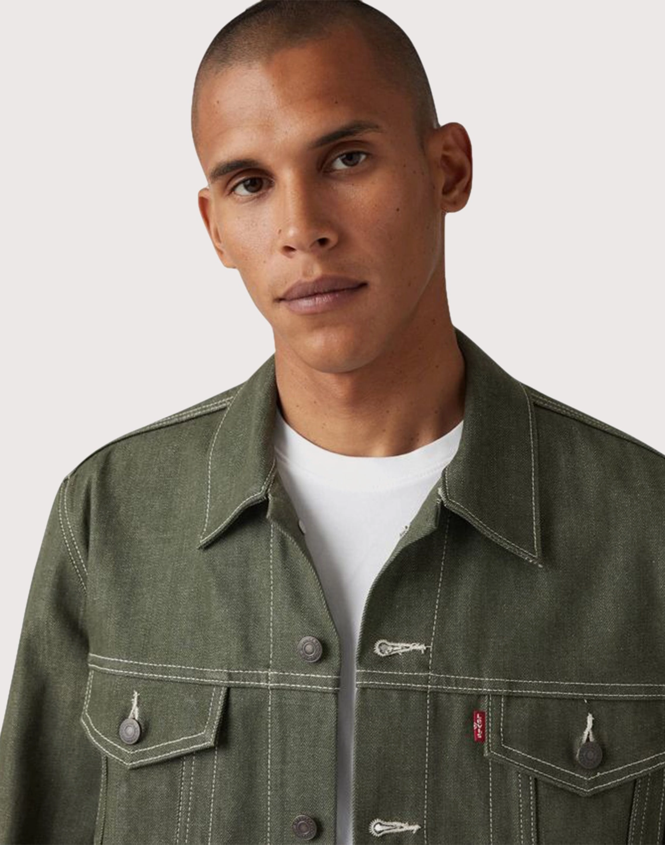 Elastic Lacing System Levi 501 Rigid Trucker Jacket