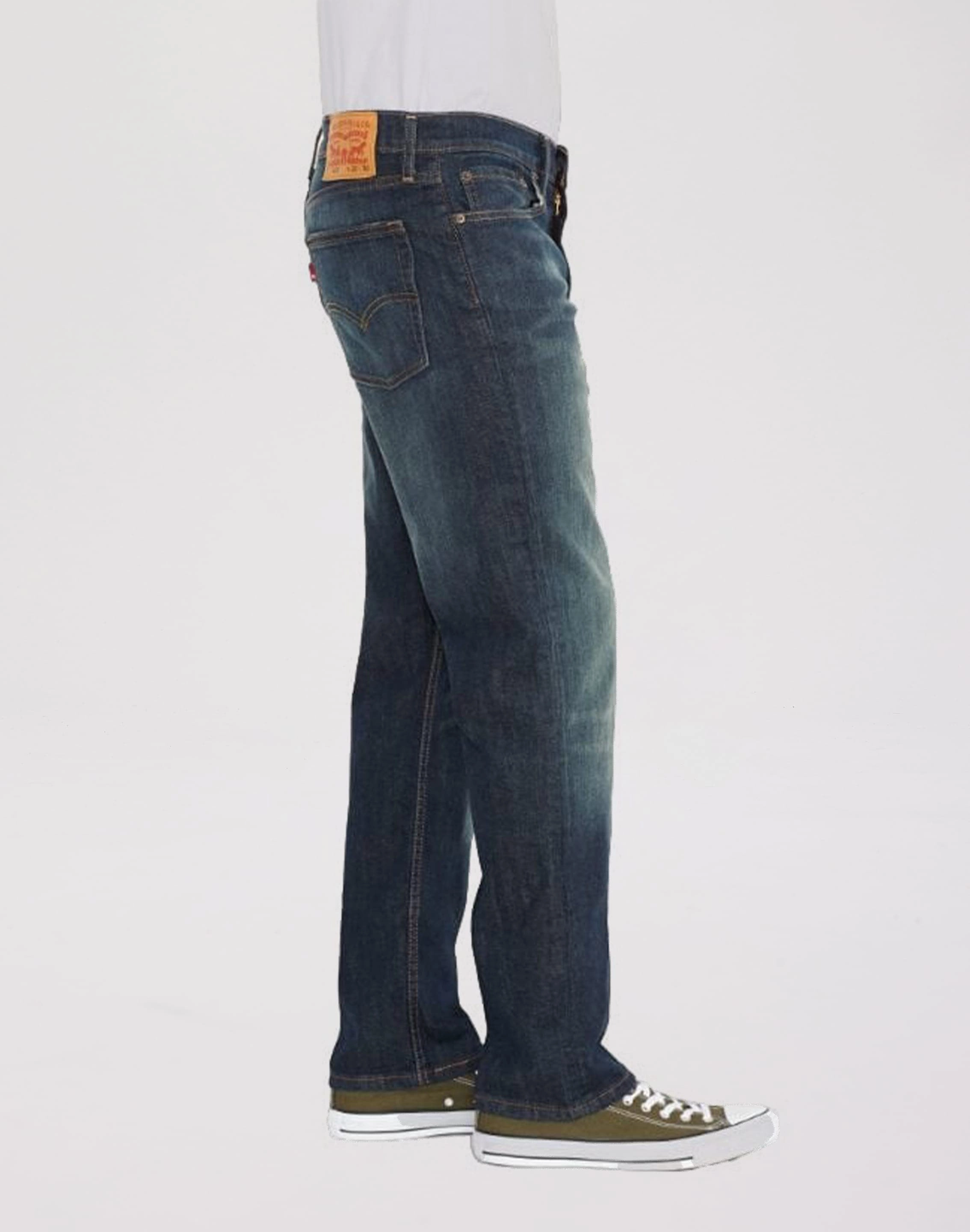 Knit Fabric Upper Levi 514 Straight Fit Jeans