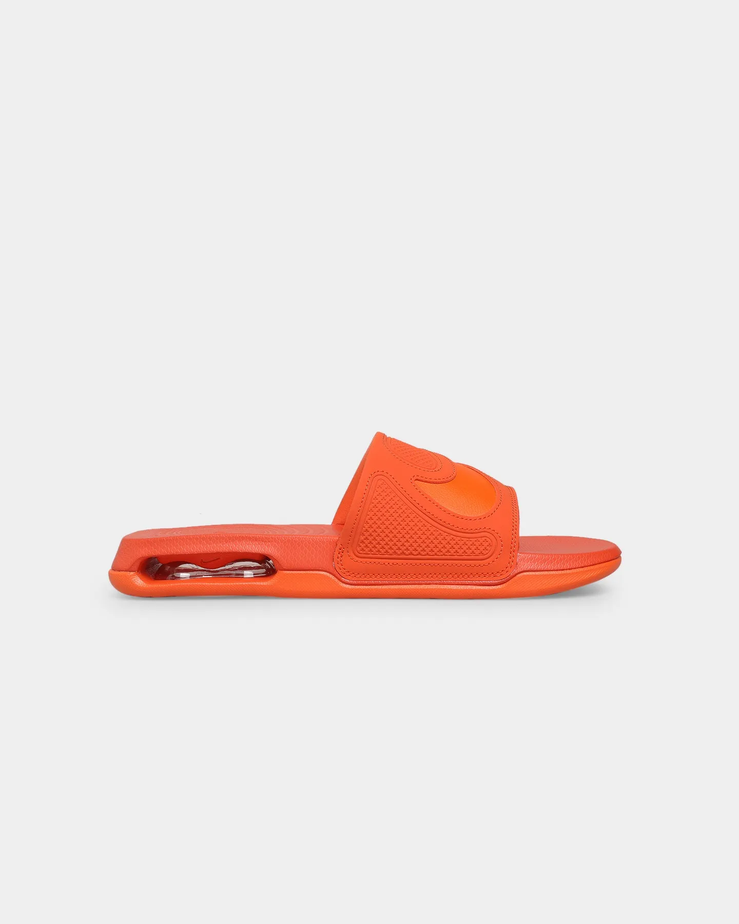 Nike Air Max Cirro Slides Safety Orange Bacteria Resistant Lining Elastic Band