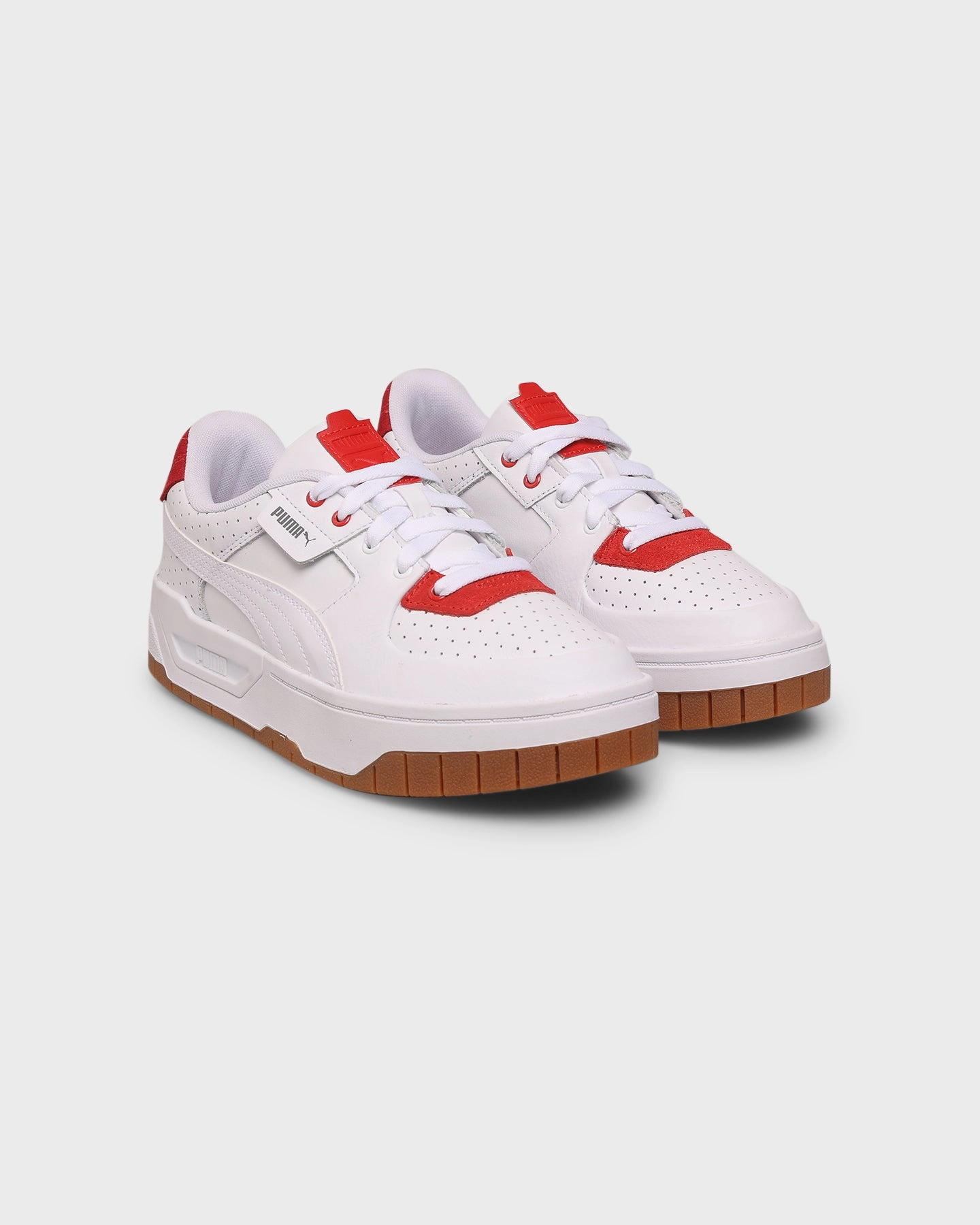 PUMA Women's Cali Dream Heritage Puma White-Gum-High Risk Red student