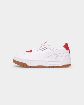 All-Purpose PUMA Women's Cali Dream Heritage Puma White-Gum-High Risk Red
