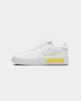Nike Women's Air Force 1 Fontanka White/Summit White Running Shoes Moisture Wicking Liners