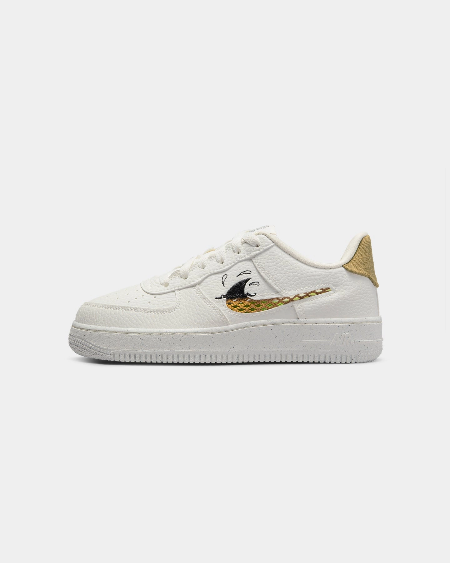 Nike Kids' Air Force 1 LV8 (GS) Sail/Sanded Gold Luxurious Feel Heat Dissipating Layers